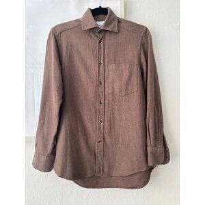 With Nothing Underneath WNU The Boyfriend Shirt in Brushed, Mocha, UK 8/US 4